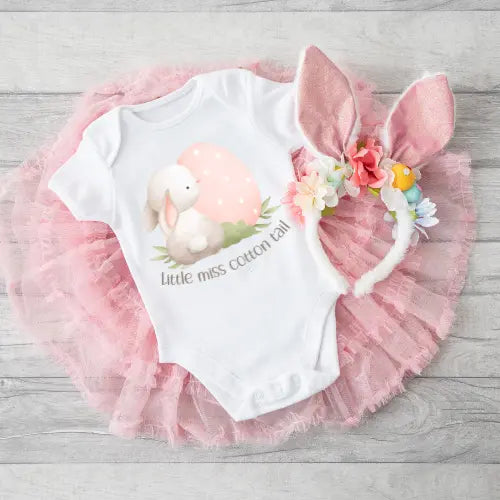 Little Miss Cotton Tail Onesie Molly N Me