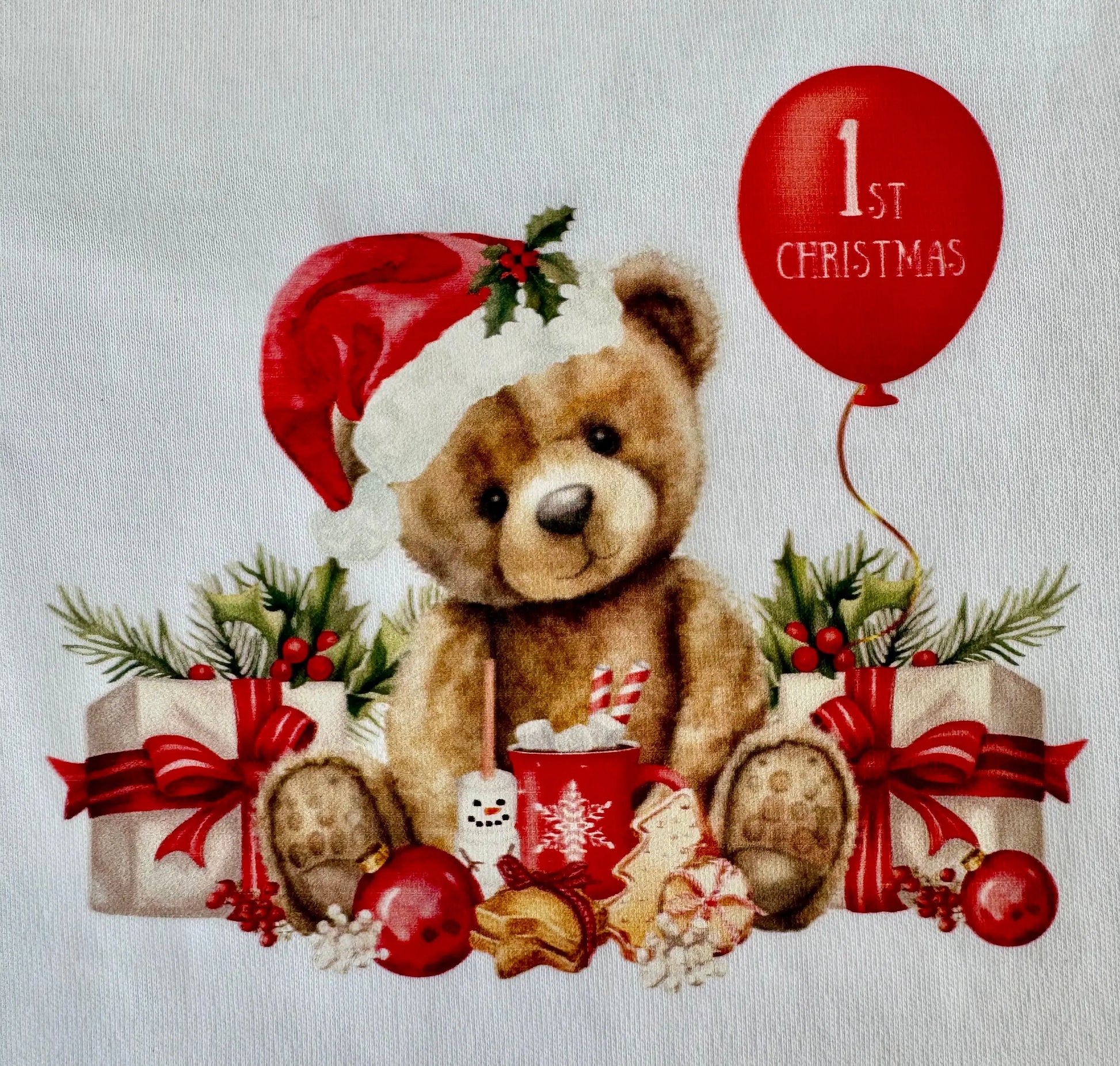 First Christmas Teddy Bear Bodysuit My Store