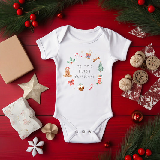 Babies First Christmas Wreath My Store